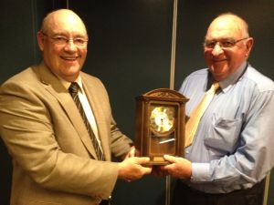 Bob Frappell was bestowed life member of the TBQA (Stacey Silver photo).